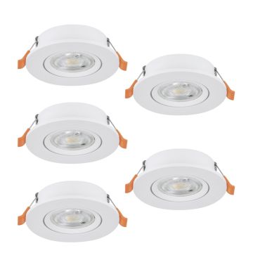 Eglo BARRANCO 902263 Вградено спот светило 5x4.5W/LED 2700K, 4000K, 6500K 5X450lm ip20
