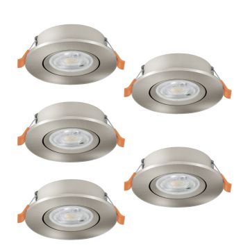 Eglo BARRANCO 902269 Вградено спот светило 5x4.5W/LED 2700K, 4000K, 6500K 5X450lm ip20