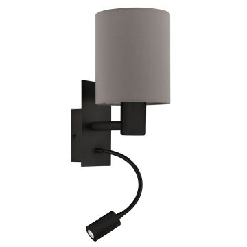 Eglo PASTERI 900701 Светильник за стена 1x40W/E27|1x3,8W/LED 320lm IP20