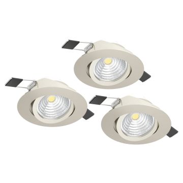 Eglo SALICETO 900746 Вградено спот светило 3x6W/LED 2700K 1350lm IP20