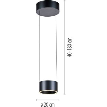 Paul Neuhaus PURE CLIPSE 2471-15 Висяща лампа 2x5W/LED 2200-5000k 250lm ip20
