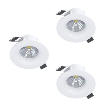 Eglo SALICETO 902277 Вградено спот светило 3x4.8W/LED 2700K 3X450lm ip20