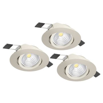 Eglo SALICETO 902282 Вградено спот светило 3x6W/LED 4000K 3X580lm ip20
