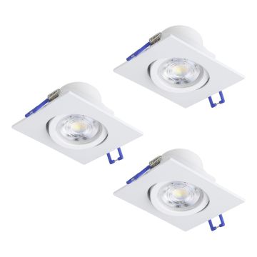 Eglo SALICETO 902283 Вградено спот светило 3x4.8W/LED 2700K 3X450lm ip20