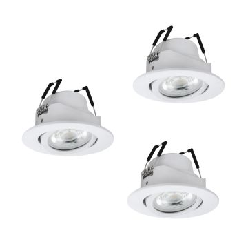 Eglo SALICETO-Z 902286 Вградено спот светило 3x4.9W/LED 2700-6500K 3X490lm ip20