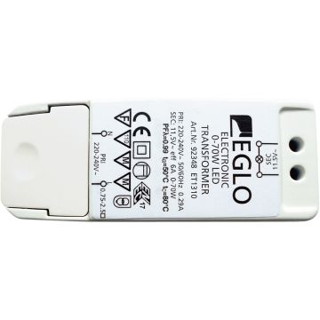Eglo TRANSFORMER 92348 Монтажен елемент 0-70W / 0-40W