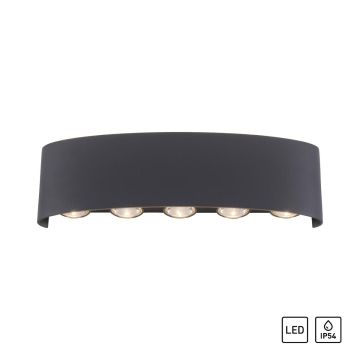 Paul Neuhaus CARLO 9489-13 Светильник за стена 10x0,8W/LED 3000K 960LM IP54