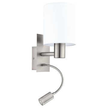 Eglo PASTERI 96477 Светильник за стена 1x40W/E27 + 1X3,5W/LED 380LM