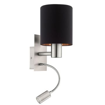 Eglo PASTERI 96483 Светильник за стена 1x40W/E27 + 1X3,5W/LED 380LM