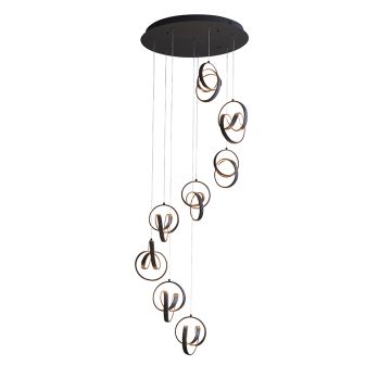Endon COSMA 97625 Висяща лампа 8x13.62W/LED 3000K 3500LM IP20