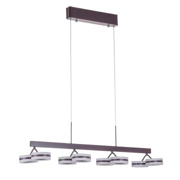 Italux METIS AD16002-8A COFFEE Висяща лампа 8x4,8W/LED IP20