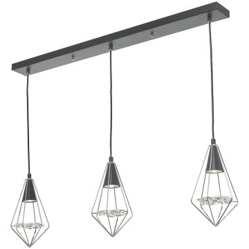 Dar Lighting GIANNI GIA0350 Висяща лампа 3x50W/GU10/LED
