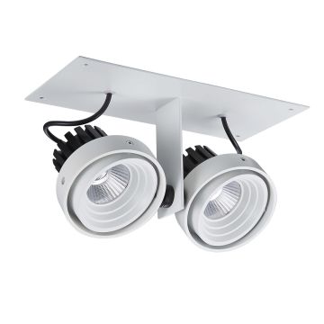 Italux PATRIZIO GL7118-2/2X12W 3000K WH+BL Спот 2x12W/LED 1770LM IP20