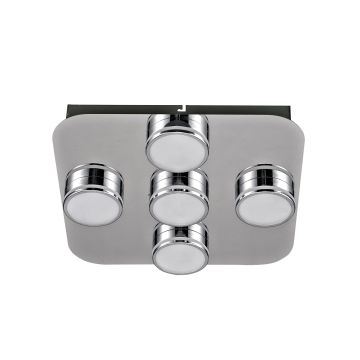 Italux MARCEL HD-4011N-05-9051D CH Таванен светилник 5x5W/LED