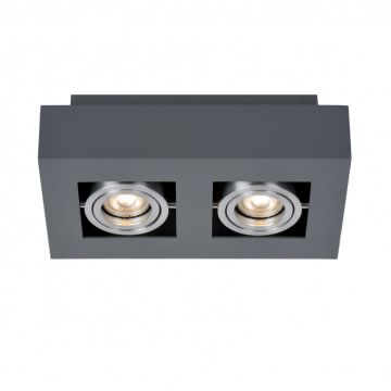 Italux CASEMIRO IT8002S2-BK/AL Повърхностно светило 2x50W/GU10