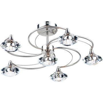 Dar Lighting LUTHER LUT0646 Таванна лампа 6x40W/G9
