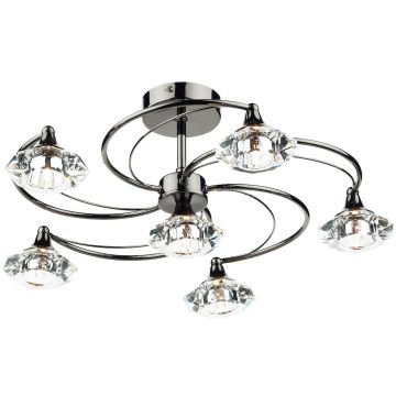 Dar Lighting LUTHER LUT0667 Таванна лампа 6x40W/G9
