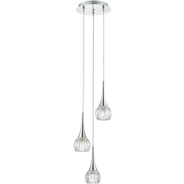 Dar Lighting LYALL LYA0350 Висяща лампа 3x40W/G9