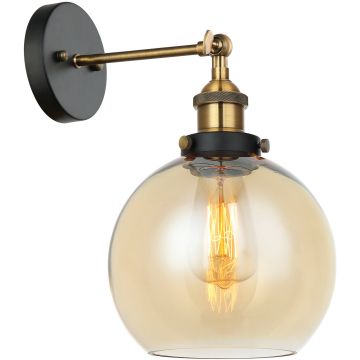 Italux CARDENA MBM-4330-1-GD+AMB Светильник за стена 1x40W/E27 IP20
