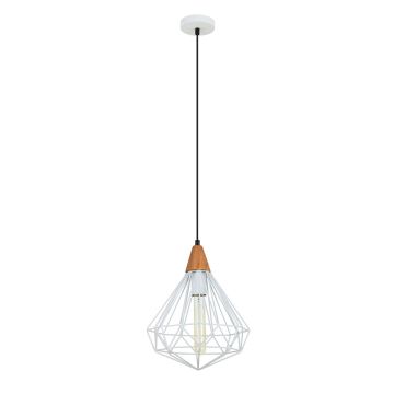 Italux MAELLE MDM-2591/1S WH Висяща лампа 1x60W/E27 IP20