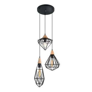Italux MAELLE MDM-2591/3 BK Висяща лампа 3x40W/E14