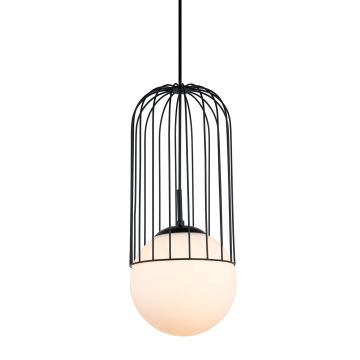 Italux MATTY MDM-3940/1 BK Висяща лампа 1x40W/E27 IP20