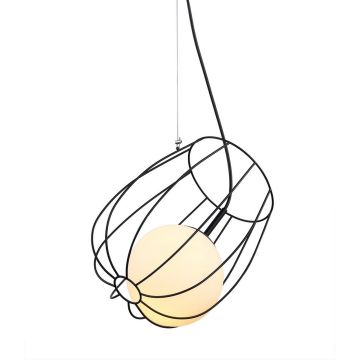 Italux MELISA MDM-3943/1 BK Висяща лампа 1x40W/E27 IP20