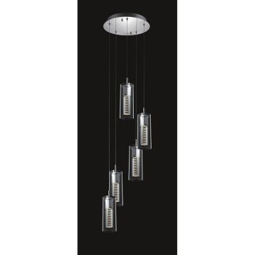 Italux VERIZON MD109003-5B Висяща лампа 5x35W/GU4/MR11