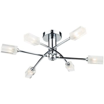 Dar Lighting MORGAN MOR6450 Таванна лампа 6x25W/G9