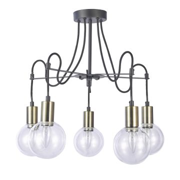 Italux GIANNI MX16096-5A Таванна лампа 5x40W/E14 IP20