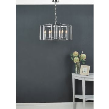 Dar Lighting MYKA MYK0650 Висяща лампа 6x40W/E14