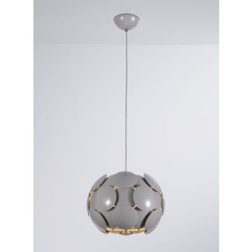 Italux SANTINA GREY P0317-01S-U1GM Висяща лампа 1x26W/E27