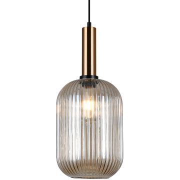 Italux ANTIOLA PND-5588-1L-BRO+AMB Висяща лампа 1x40W/E27 IP20