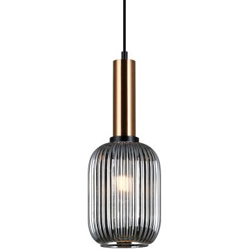 Italux ANTIOLA PND-5588-1M-BRO+SG Висяща лампа 1x40W/E27 IP20