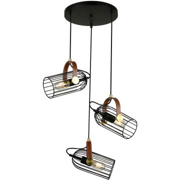 Italux ANTOIN PND-2445-3-BK Висяща лампа 3x40W/E27 IP20
