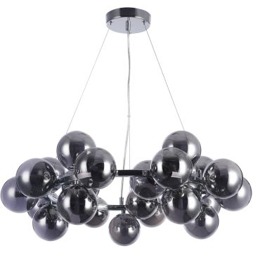Italux CABELLA PND-5252-25-CH+SMK Висяща лампа 25x28W/G9 IP20