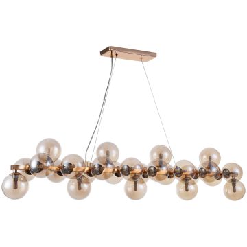 Italux CABELLA PND-5252-A-25-GD-CGN Висяща лампа 25x28W/G9 IP20