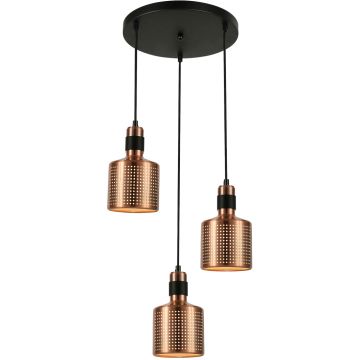 Italux RESTENZA PND-2439-3-COP Висяща лампа 3x40W/E27 IP20