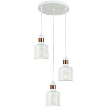 Italux RESTENZA PND-2439-3-WH Висяща лампа 3x40W/E27 IP20