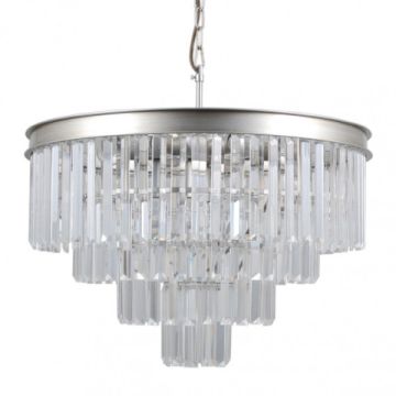 Italux VERDES PND-44372-8A-SLVR-BRW Висяща лампа 8x40W/E14 IP20