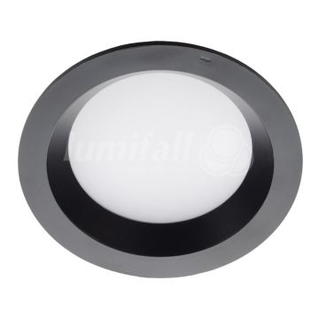 Lumifall SANTOLED SANTOLED 175 CZARNA Вградено спот светило 1x15W/LED 1200LM IP44
