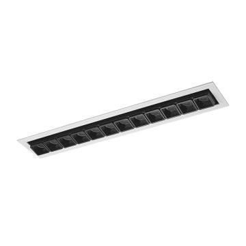 Italux HARPER SL74108/24W S-WH Вградено спот светило 12x24W/LED 1510LM IP20