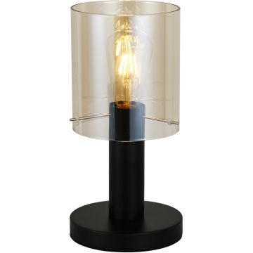 Italux SARDO TB-5581-1-BK+AMB Масичка лампа 1x40W/E27 IP20