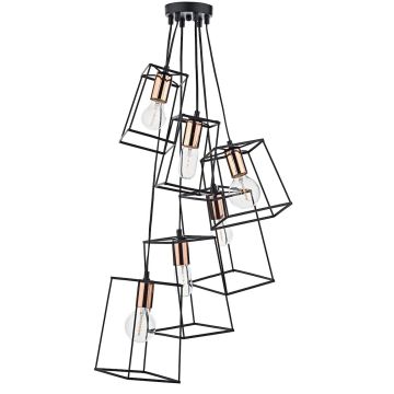Dar Lighting TOWER TOW0622 Висяща лампа 6x40W/E27