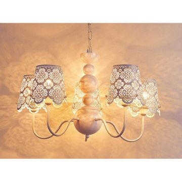 Italux ARIANNA V2473B-5 WH Люстра 5x40W/E14