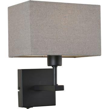 Italux NORTE WL-1122-1-A-BM-RC-GR Светильник за стена 1x60W/E27 IP20