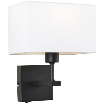 Italux NORTE WL-1122-1-A-BM-RC-WH Светильник за стена 1x60W/E27 IP20