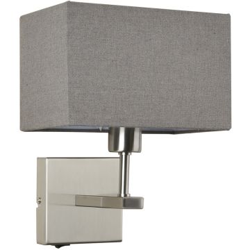 Italux NORTE WL-1122-1-A-SN-RC-GR Светильник за стена 1x60W/E27 IP20
