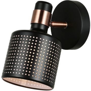 Italux RESTENZA WL-2439-1-BK Светильник за стена 1x40W/E27 IP20