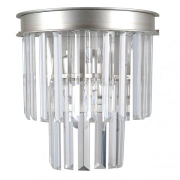 Italux VERDES WL-44372-2A-SLVR-BRW Светильник за стена 2x40W/E14 IP20